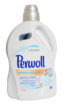 Perwoll White & fiber - prací gel na bílé oblečení 2,7 l