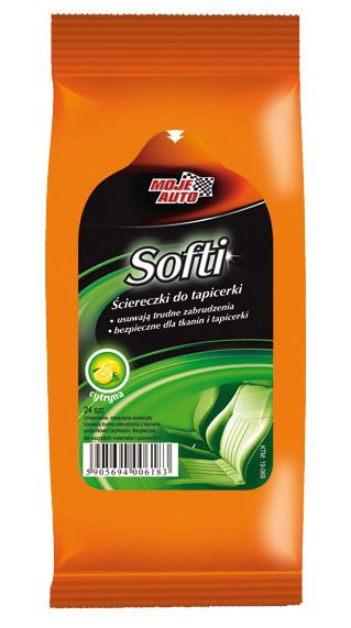 Moje Auto Upholstery Wipes - Čistící ubrousky na čalounění 24 ks
