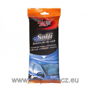 Moje Auto Window Wipes 24 ks - ubrousky na sklo - autokosmetika
