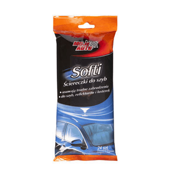 Moje Auto Window Wipes 24 ks - ubrousky na sklo - autokosmetika