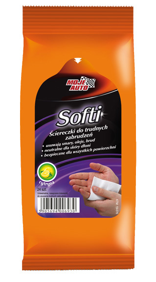 Moje Auto Stubborn Stain Wipes - Čistící ubrousky na skvrny 24 ks
