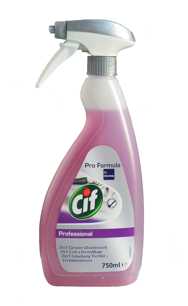Cif Professional 2v1 Cleaner Disinfectant 750ml - dezinfekce potravin. prostorů