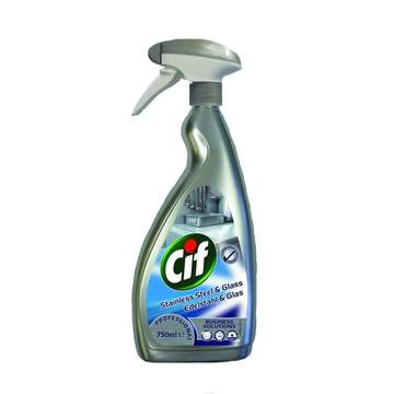 Cif Professional Stainless Steel & Glass 750ml