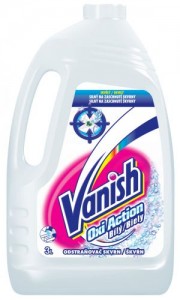 Vanish Oxi Action Gel bílý 1,5 l - odstraňovač skvrn na bílé prádlo