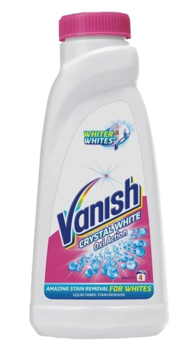 Vanish Crystal White Oxi Action - odstraňovač skvrn na bílé prádlo 1 l