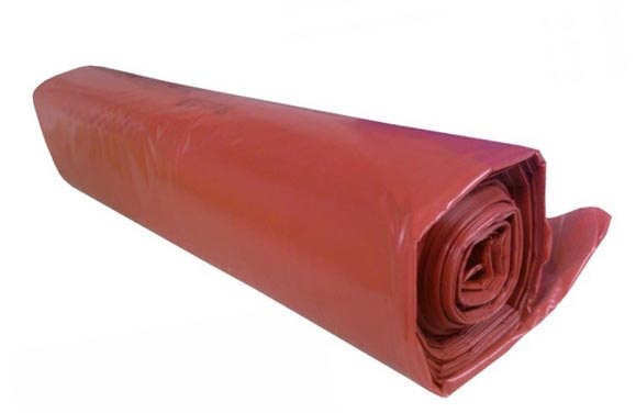 Odpadový pytel červený 120 l, 70x110 cm, 50 μ