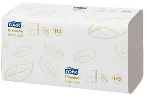 ZZ Papírové ručníky Tork singlefold Premium - bílý