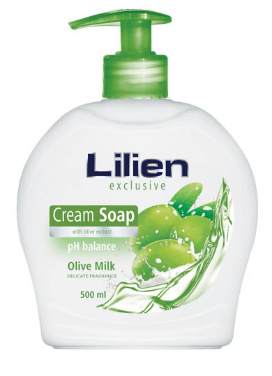 Mýdlo tekuté Lilien Olive milk 500 ml