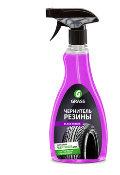 GRASS BLACK RUBBER 500 ml - čištění a leštění pneumatik **