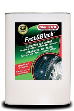 Mafra Fast & Black 4,5 l - autokosmetický leštící prostředek na pneu