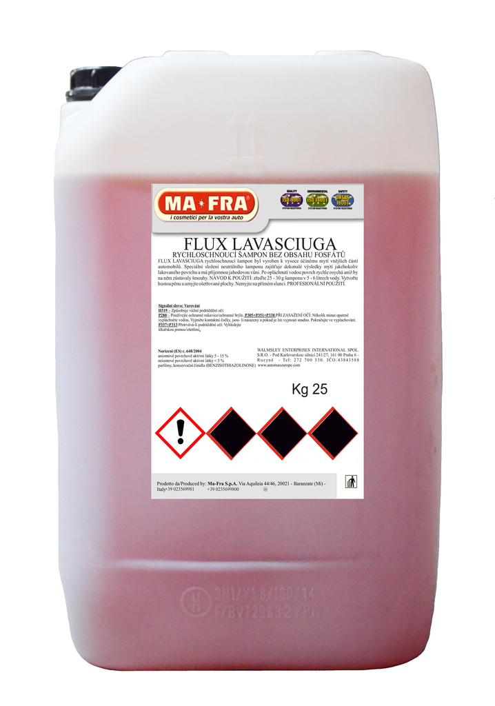 Mafra Flux Lavasciuga - samoschnoucí šampon 25 kg