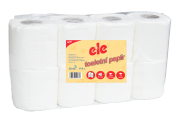 Toaletní papír SOFT ELE 100 % celulóza 3 vrst.