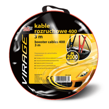 MOJE AUTO startovací kabely 400 - 3 metry