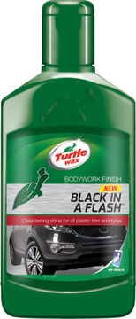 Turtle Wax Black Flash Trim Wax 300 ml gel - ošetření plastů