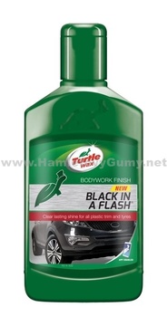 Turtle Wax Black Flash Trim Wax 300 ml gel - ošetření plastů,