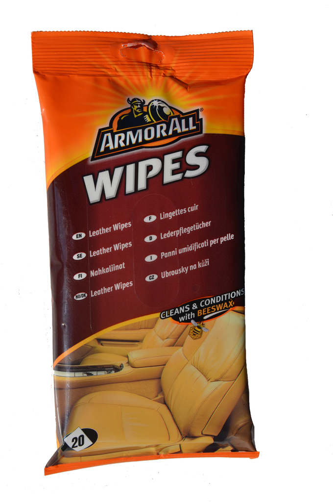 Leather Wipes -  ubrousky na kůži matné 20ks