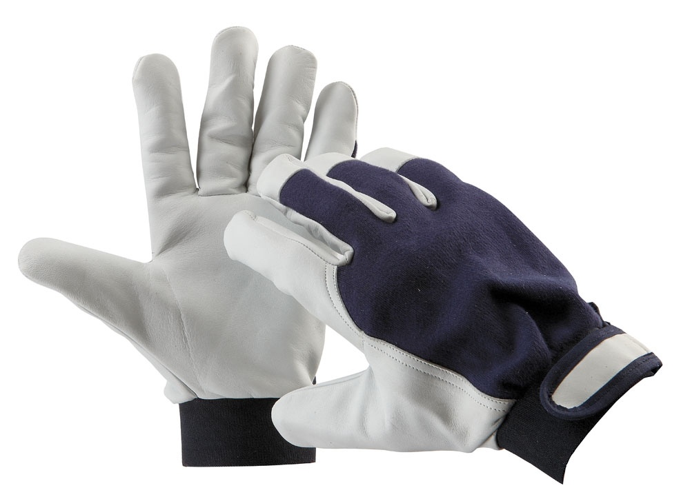 Pracovní rukavice PELICAN BLUE kombinované