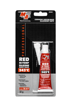 Red high temperature silicone gasket maker - Silikonový tmel  červený 343°C