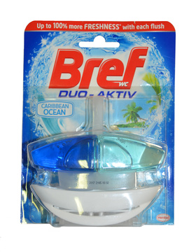 Bref Duo Aktiv - tekutý WC blok karibský oceán 50 ml 
