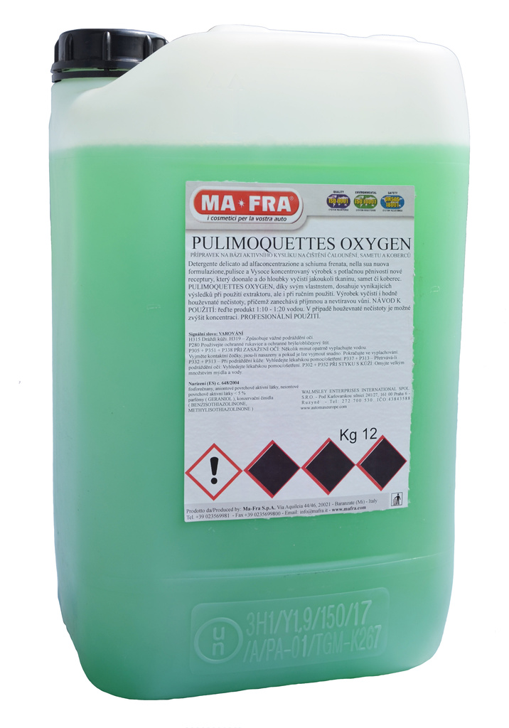 Mafra Pulimoquettes oxygen - čištění čalounění a koberců 12 kg