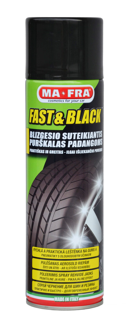 Mafra Fast & Black - leštící prostředek na pneu 500 ml