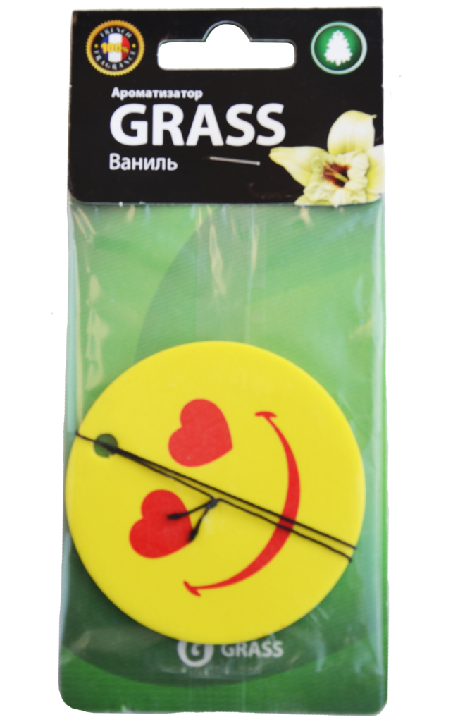 CARBOARD FLAVOR smile vanille - Osvěžovač vzduchu vanilka 5g