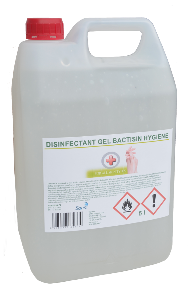 Bactisin Disinfectant Gel Hygiene - dezinfekční gel na ruce 5 l