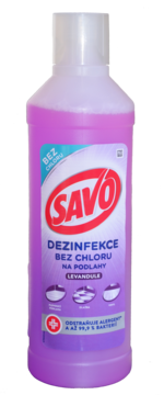 SAVO bez chloru levandule - dezinfekce na podlahy 1l