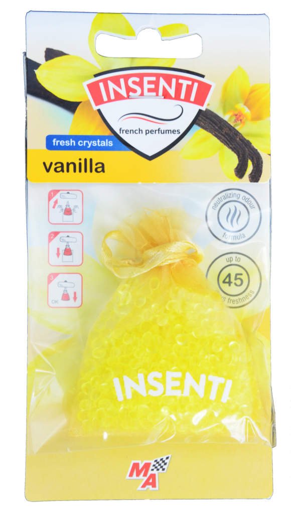 Osvěžovač vzduchu INSENTI krystaly - vanilka