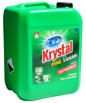 Krystal Pine Sanan - extra hustý čistící s dezinfekční gel 5 l