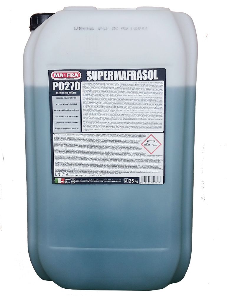 Supermafrasol 25 kg - antistatický detergent 