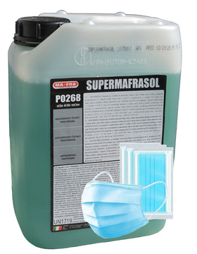 Supermafrasol - antistatický detergent 6 kg + 10 roušek