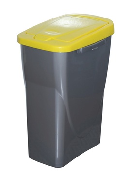 Koš na tříděný odpad žluté víko 40 l