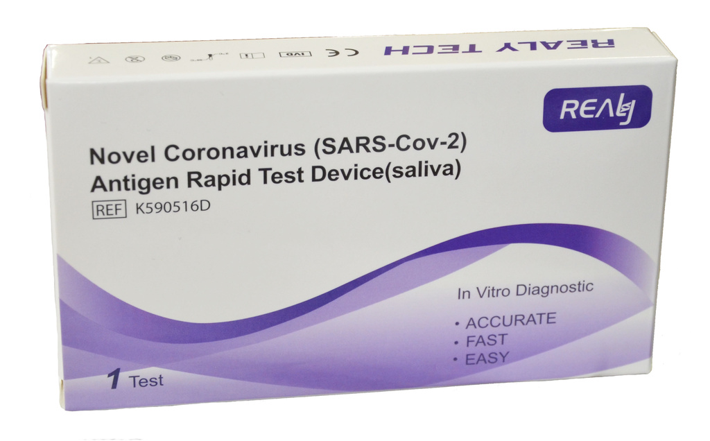 Hangzhou Realy Tech Novel Coronavirus SARS-Cov-2 Antigen Rapid Test Device saliva 1 ks