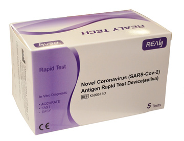 Hangzhou Realy Tech Novel Coronavirus SARS-Cov-2 Antigen Rapid Test Device saliva 5 ks - 5000 ks