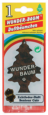 Wunder-baum stromeček s vůní Kůže - osvěžovač vzduchu