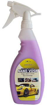Nano vosk - leštěnka s nano voskem pro suché mytí aut 550 ml