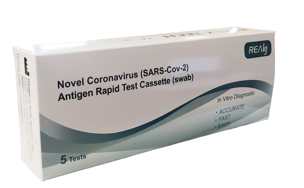 	Realy Tech Novel Coronavirus SARS-Cov-2 Antigen Rapid Test Cassette (swab)