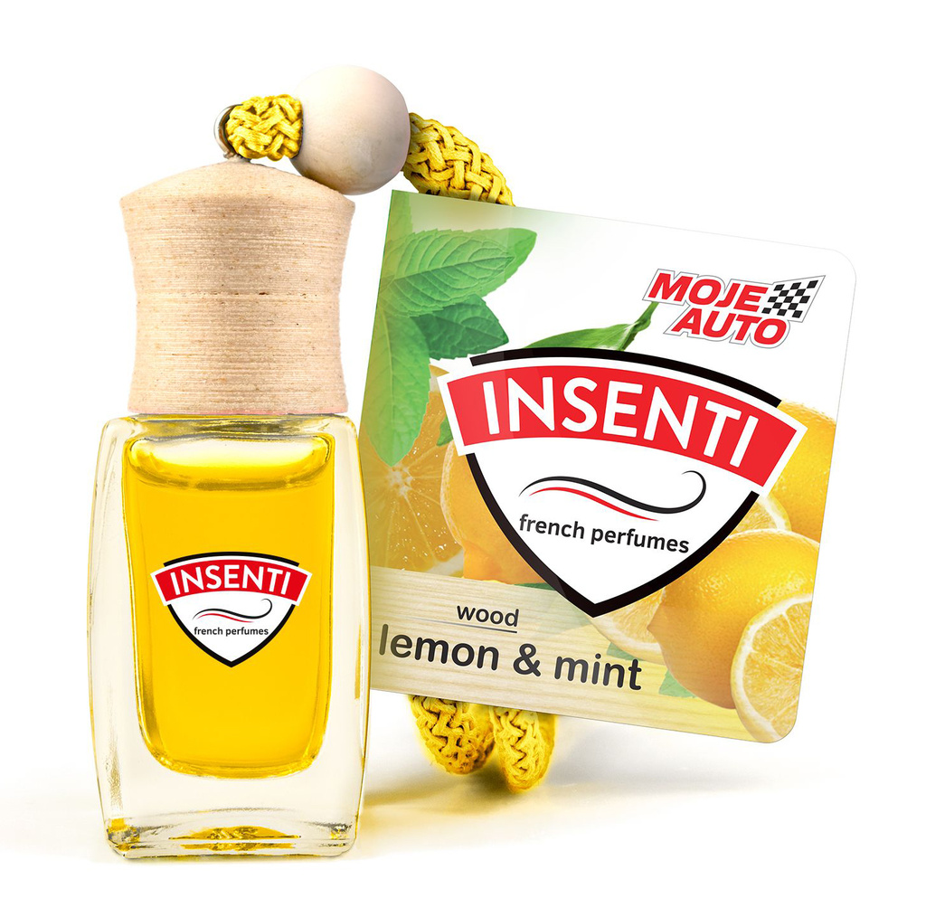 Vůně INSENTI wood lemon a mint 8 ml