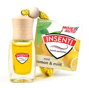 Vůně INSENTI wood lemon a mint 8 ml