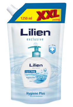 Mýdlo tekuté Lilien Hygiene Plus XXL - náhradní náplň 1,25 l
