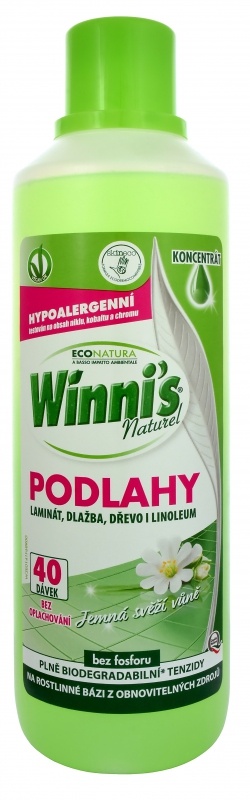 Hypoalergenní čisticí přípravek na podlahy Winni´s Pavimenti 1 l