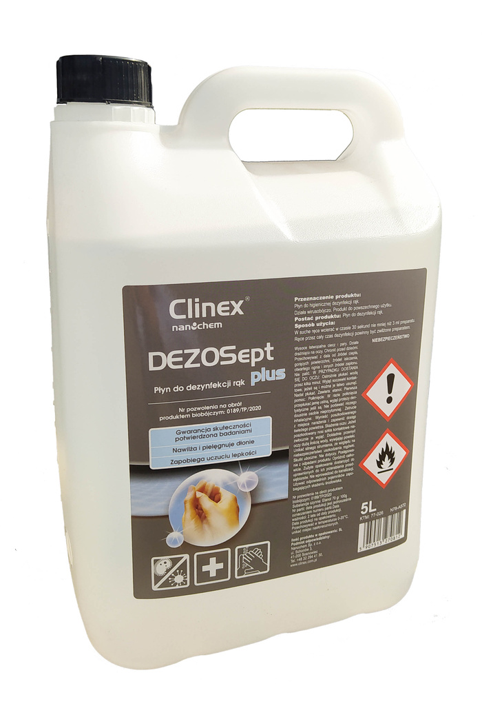 CLINEX DEZOSept plus - dezinfekce na ruce 5 l