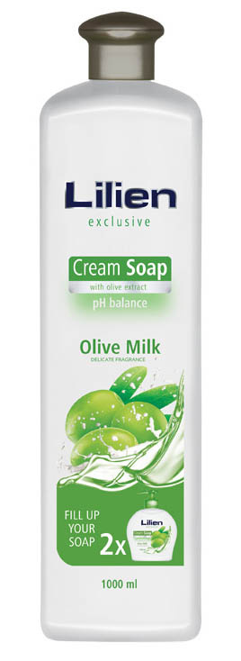 Mýdlo tekuté Lilien Olive milk 1l