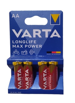 Alkalická baterie VARTA 4706B4 MAXPOWER AA 4 ks/balení