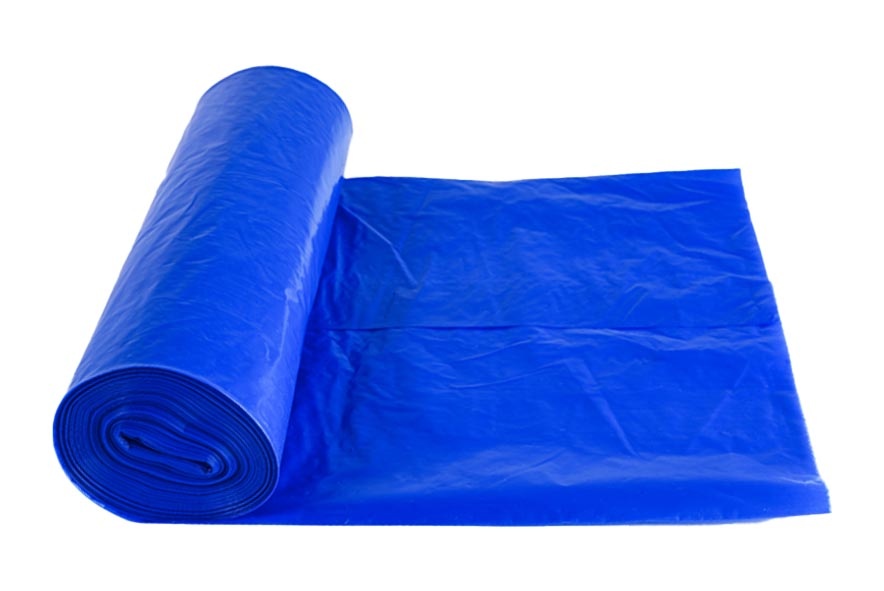 Odpadový pytel modrý 120 l, 70 x 110 cm, 40mi 25ks/role