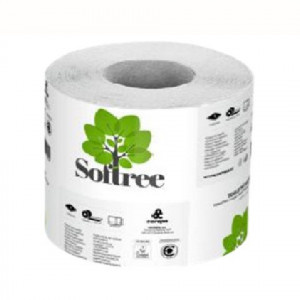 Toaletní papír 36m 1vr.šedý SOFTREE