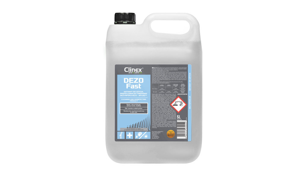 CLINEX DEZO Fast dezinfekční a mycí prostředek 5l