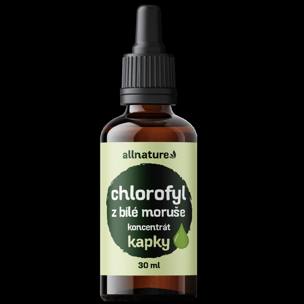 Allnature Chlorofyl z Moruše bílé - kapky 30 ml