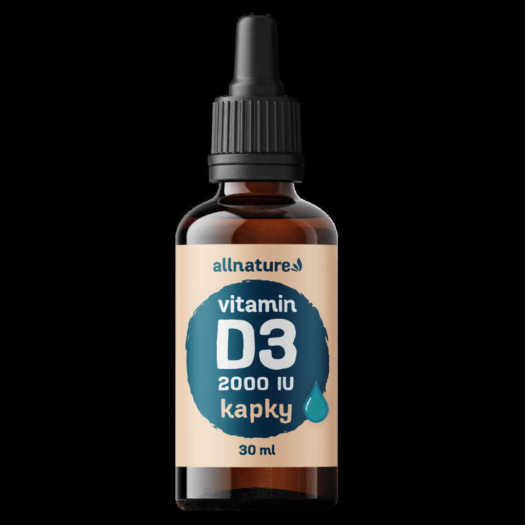 Allnature Vitamin D3 Forte 2000IU - kapky 30 ml